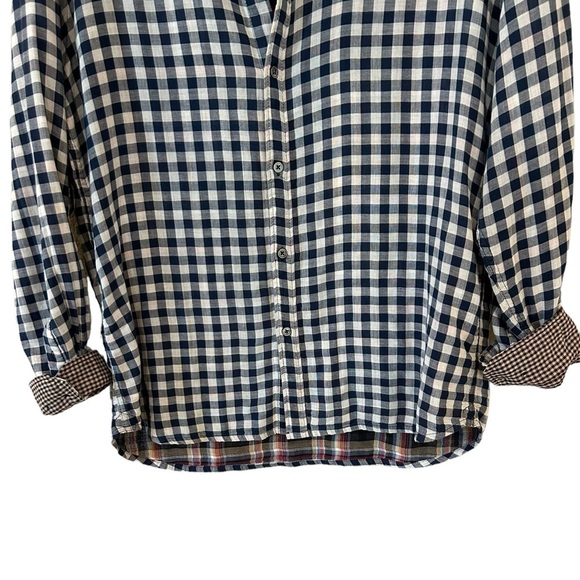 Gilded Age Men's Checkered Long Sleeve Shirt Plaid Flannel Button Front Size XXL - Picture 4 of 6